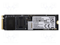 Solid State Drive; 512GB; M.2 2280; 3D TLC NAND; -40÷85°C