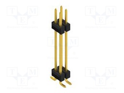 Connector: pin strips; pin header; male; PIN: 4; 2.54mm; SMT; 2x2