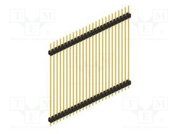 Connector: pin strips; pin header; male; PIN: 25; 2.54mm; THT; 1x25