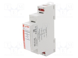 Relay: installation; monostable; SPDT; 16A; Uswitch: max.300VAC