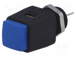 Laboratory clamp; blue; 60VDC; 16A; Contacts: nickel; -25÷90°C