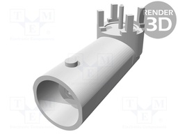 Socket; BNC; female; angled 90°; THT; polymethylpentene (PMP); 50Ω