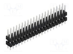 Connector: pin strips; pin header; male; PIN: 40; 2.54mm; THT; 2x20
