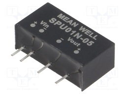 Converter: DC/DC; 1W; Uin: 21.6÷26.4V; 5VDC; Iout: 0÷200mA; SIP6