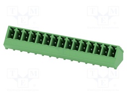 PCB headers, nominal cross section: 1.5 mm?, color: green, n