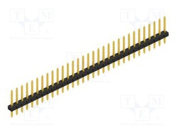 Connector: pin strips; pin header; male; PIN: 31; 2mm; THT; 1x31