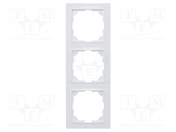 Mounting frame; intelligent house; E-Design55; Sockets: 3