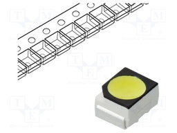 LED; white cold; SMD; 3528,PLCC2; 1800÷3500mcd; 120°; 30mA