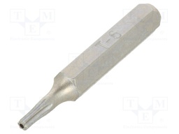 Screwdriver bit; Torx® with protection; T6H; Overall len: 27mm