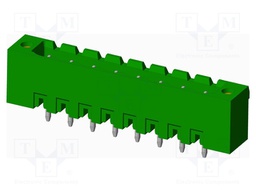 Connector: pluggable terminal block; socket; male; straight; THT