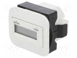 Meter: mounting; digital; on panel; LCD 8 digits; 48x24x52mm; 60g