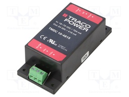 Converter: DC/DC; 10W; Uin: 18÷75V; Uout: 24VDC; Iout: 416mA; 65.8g