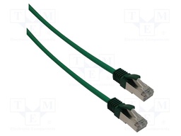 Patch cord; F/UTP; Cat: 6; RJ45 plug,both sides; stranded; Cu; 10m