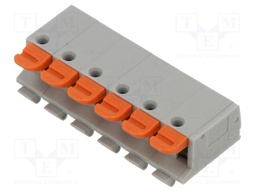 Connector: PCB terminal block; terminal; GA; 7A; PIN: 6; angled