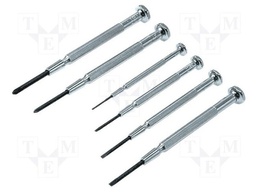 Screwdrivers; Pcs: 6; precision; Package: blister
