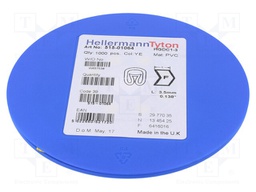 Markers for cables and wires; Label symbol: F; 1÷3mm; PVC; yellow