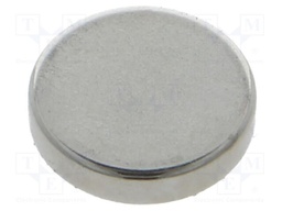 Magnet: permanent; neodymium; 24N; Ø: 14mm; H: 3mm