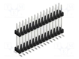 Connector: pin strips; pin header; male; PIN: 30; 2.54mm; SMT; 2x15