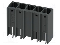 PCB headers, nominal cross section: 6 mm?, color: black, nom