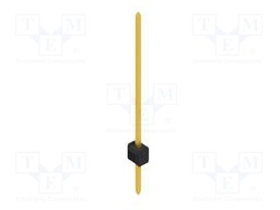 Connector: pin strips; pin header; male; PIN: 1; 2.54mm; THT; 1x1