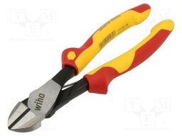 Pliers; insulated,side,cutting; for voltage works; steel; 200mm