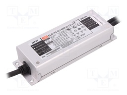Power supply: switched-mode; LED; 75.6W; 27÷54VDC; 1.4A; IP67; 800g
