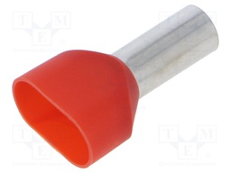 Tip: bootlace ferrule; insulated,double; copper; 10mm2; 14mm