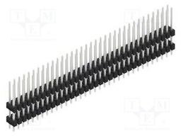 Connector: pin strips; pin header; male; PIN: 68; 2.54mm; THT; 2x34