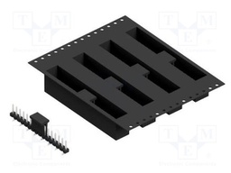 Connector: pin strips; pin header; male; PIN: 16; 2.54mm; SMT; 1x16