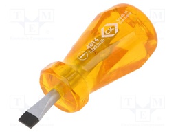 Screwdriver; slot; Size: SL 8mm; Series: HD Classic Stubby