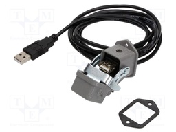Adapter cable; USB A socket,USB A plug; 1310; USB 2.0; IP65; 1.8m