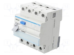 RCD breaker; Inom: 63A; Ires: 30mA; Max surge current: 250A; IP20