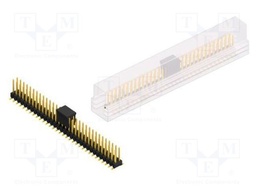 Connector: pin strips; pin header; male; PIN: 64; 2.54mm; SMT; 2x32
