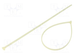 Cable tie; locked by fibre glass pin; L: 360mm; W: 6mm; polyamide