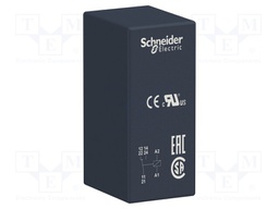 Power Relay, SPDT, 12 VDC, 16 A, RSB Series, Socket