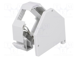 RJ45 plug boot; Keystone; Colour: grey; DIN rail; Rail: TS35