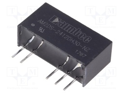 Converter: DC/DC; 2W; Uin: 21.6÷26.4V; Uout: 12VDC; Uout2: -12VDC