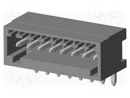 Connector: pluggable terminal block; socket; male; on PCBs