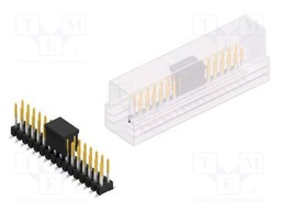 Connector: pin strips; pin header; male; PIN: 32; 2.54mm; SMT; 2x16