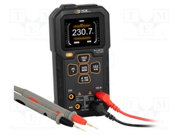 Digital multimeter; USB C; LCD TFT 2,4"; VDC: 0÷999.9V; 0÷99.99MΩ