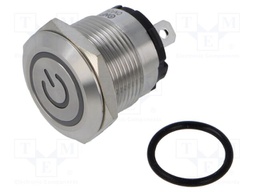 Switch: vandal resistant; Pos: 2; SPST-NO; 20A/220VAC; IP40; OFF-ON