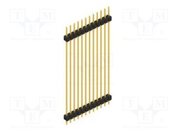Connector: pin strips; pin header; male; PIN: 12; 2.54mm; THT; 1x12