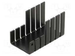 Heatsink: extruded; L: 42.5mm; W: 24.2mm; H: 25.4mm; aluminium