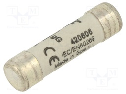 Fuse: fuse; gG; 6A; 400VAC; ceramic,cylindrical,industrial; 8x31mm