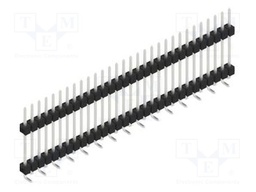 Connector: pin strips; pin header; male; PIN: 30; 2.54mm; SMT; 1x30