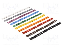 Markers for cables and wires; 4÷5mm; polyamide; -40÷85°C
