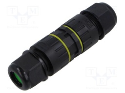 Connector: AC supply; snap-on; 24A; 450V; ways: 3; 5÷9mm; 0.5÷2.5mm2