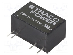 Converter: DC/DC; 1W; Uin: 4.5÷5.5V; 5VDC; Iout: 200mA; SIP9; 4.8g