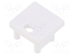 Cap for LED profiles; white; ABS; Application: SMART10