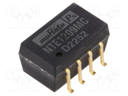 Converter: DC/DC; 1W; Uin: 10.8÷13.2V; 9VDC; Iout: 111mA; SMD; 110Hz